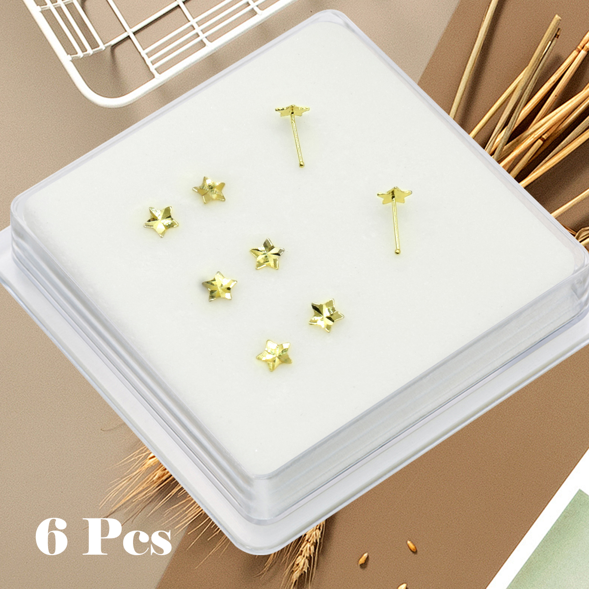 Body Jewelry Diamond - Simple Sterling Silver 925 Face Nose