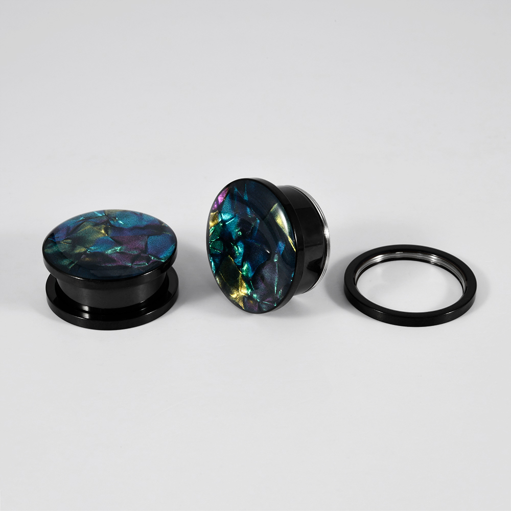 1PC Stainless Steel Mix Colors - Body Jewelry Ear Plugs のレビューと価格