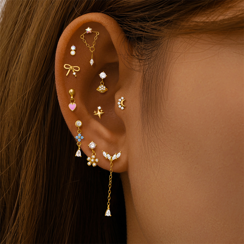AIDE Heart Round Ball Flat Hel - Body Jewelry Flat Back のレビューと価格
