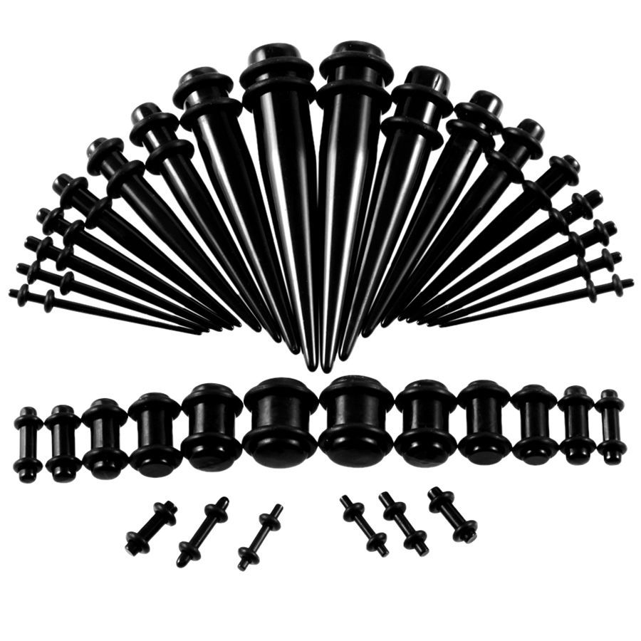 36pcs/lot Acrylic Ear Gauge Ta - Body Jewelry Ear Plugs のレビューと価格