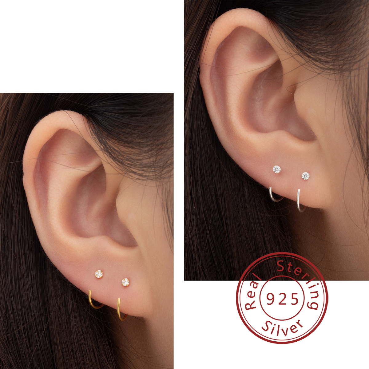 Fashion Sterling Silver 925 Ea - Body Jewelry Diamond のレビューと価格