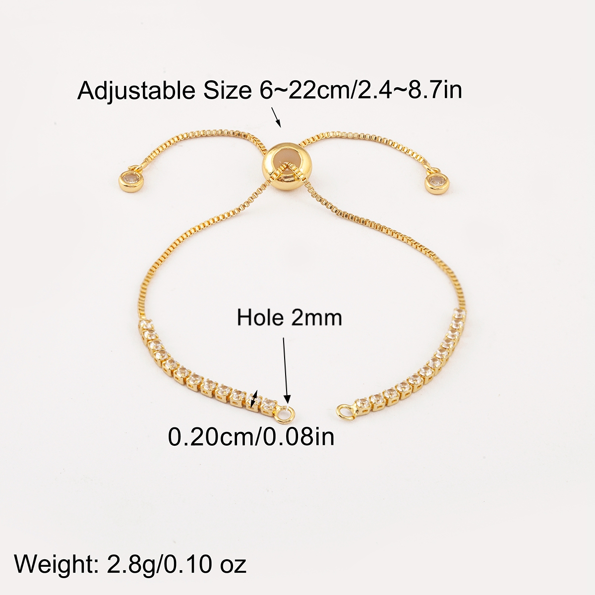 Nidin Hot White Zircon Paralle - Body Jewelry Wholesale のレビューと価格