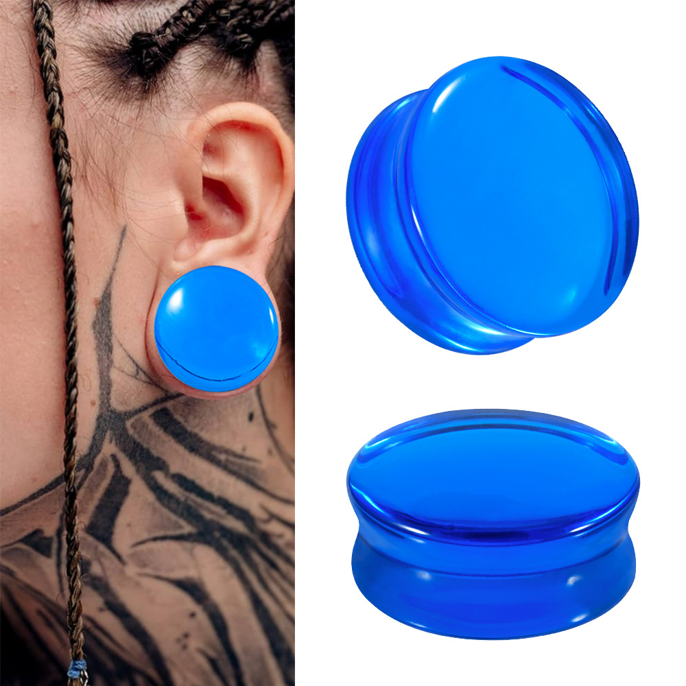 1/2/22PCS Glass&Stone Round Ea - Body Jewelry Ear Plugs のレビューと価格