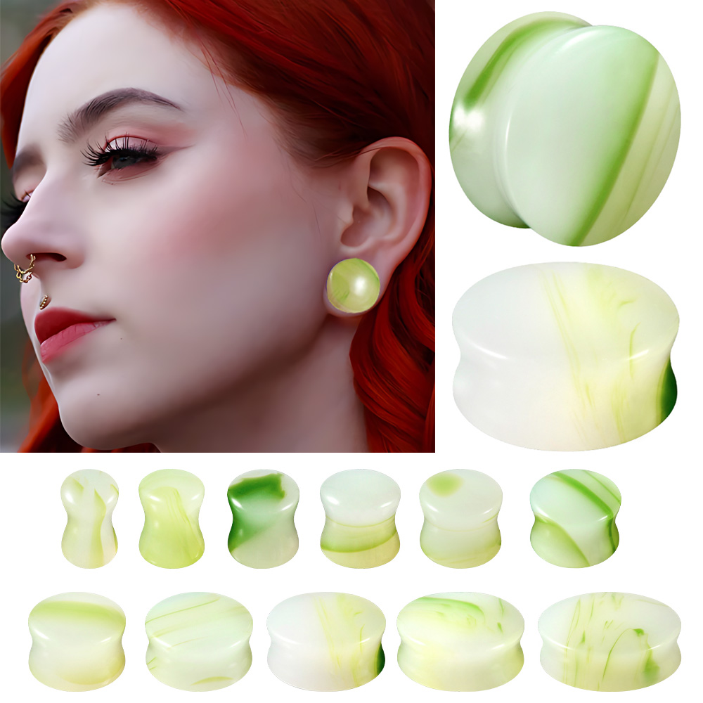 1/2/22PCS Glass&Stone Round Ea - Body Jewelry Ear Plugs のレビューと価格
