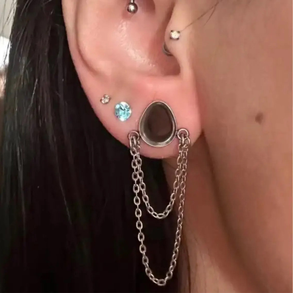 Osbourney 2PCS Stainless Steel - Body Jewelry Ear Plugs のレビューと価格