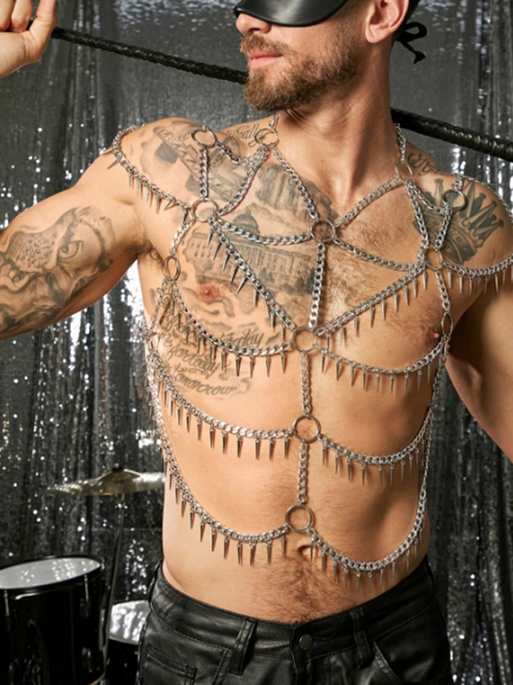 Tassels Chain Body Shoulder Se - Body Jewelry Chest のレビューと価格