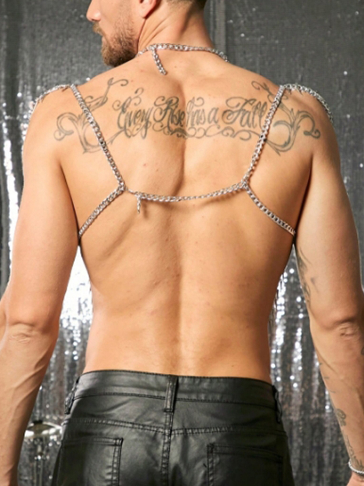 Tassels Chain Body Shoulder Se - Body Jewelry Chest のレビューと価格