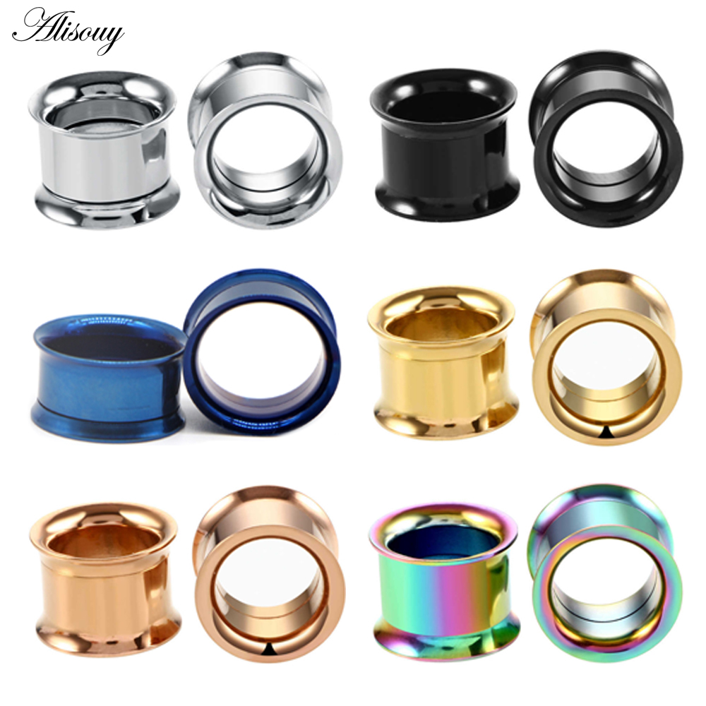 1pc 2mm-25mm Stainless Steel E - Body Jewelry Ear Plugs のレビューと価格