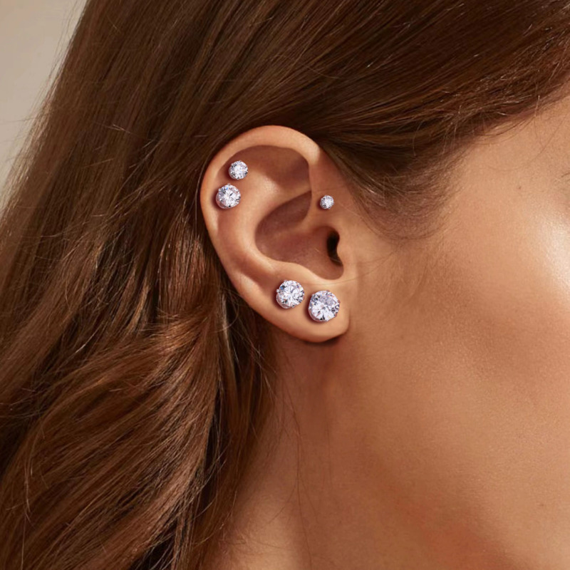 TY 0.2-6Carat Moissanite Stud  - Body Jewelry Diamond のレビューと価格