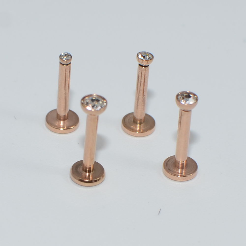 2Pcs 16g 1.5-3mm AAA Zircon La - Body Jewelry Ear Plugs のレビューと価格