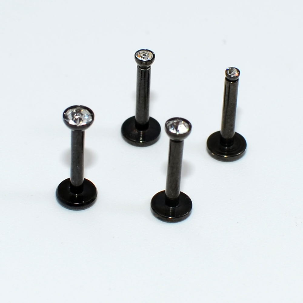 2Pcs 16g 1.5-3mm AAA Zircon La - Body Jewelry Ear Plugs のレビューと価格