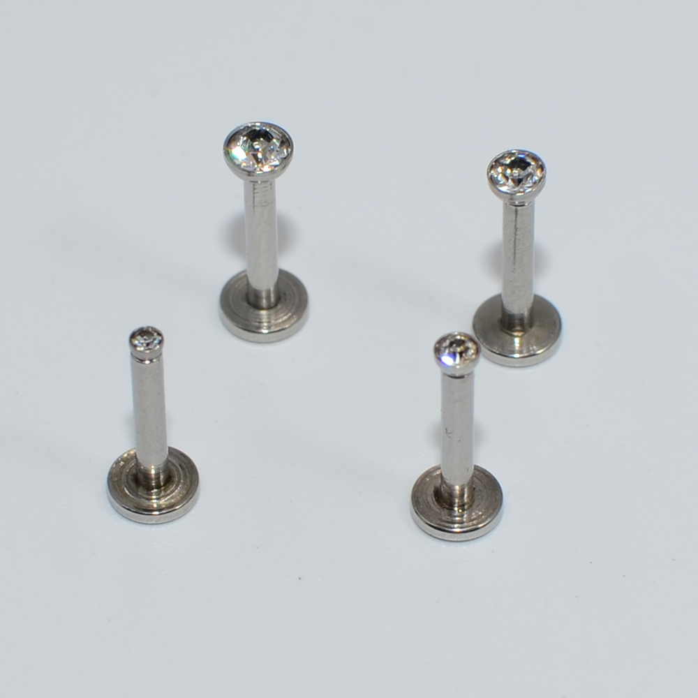 2Pcs 16g 1.5-3mm AAA Zircon La - Body Jewelry Ear Plugs のレビューと価格