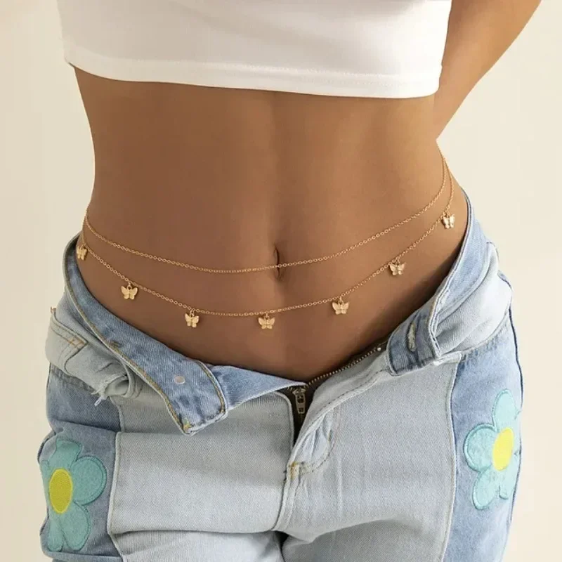 New Charm Sexy Double Layer Bu - Body Jewelry For Sale のレビューと価格