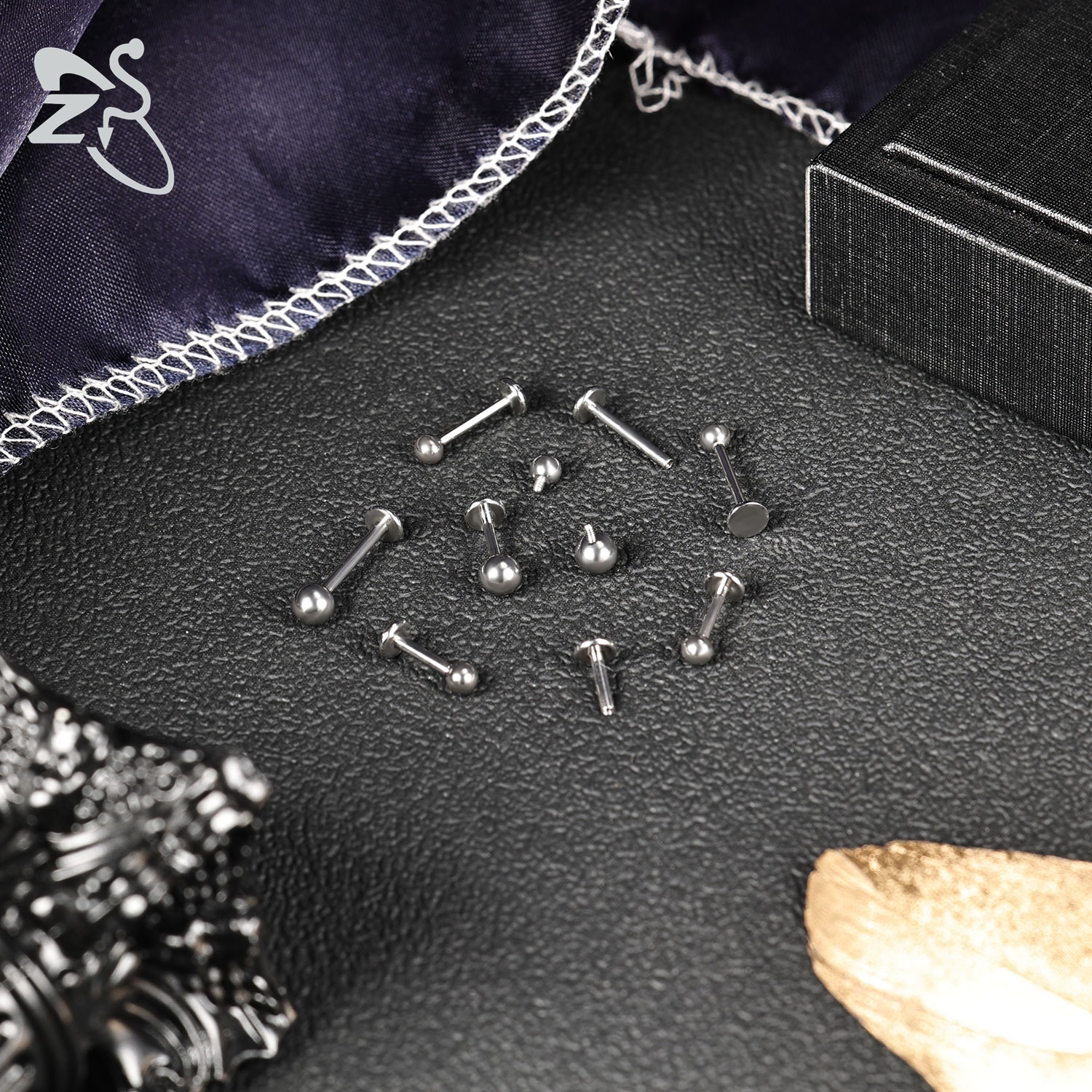 ZS 6 Pcs/lot Internal Thread 1 - Body Jewelry Flat Back のレビューと価格