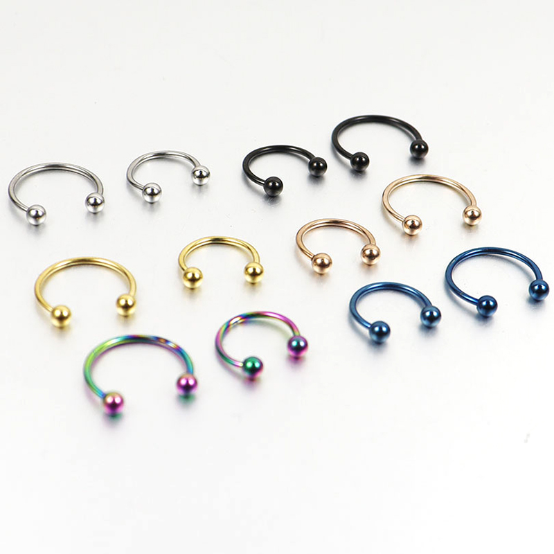 2pcs  0.8mm 1.2mm 20G 16G Ball - Body Jewelry Ear Plugs のレビューと価格