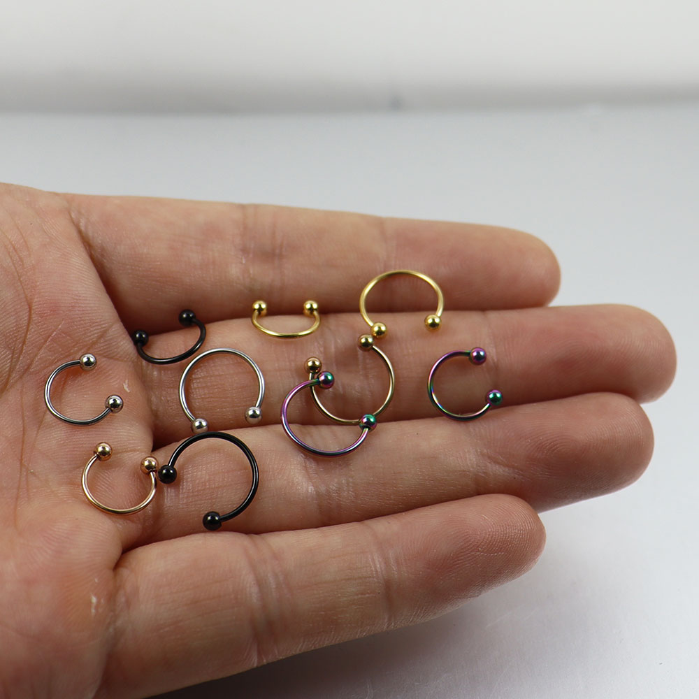2pcs  0.8mm 1.2mm 20G 16G Ball - Body Jewelry Ear Plugs のレビューと価格