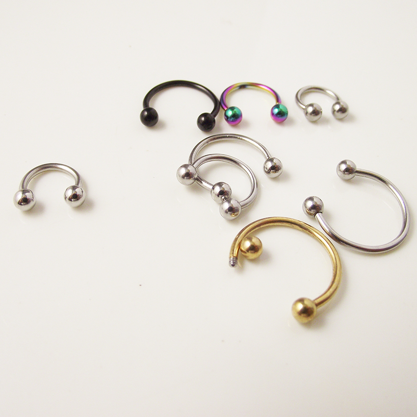 2pcs  0.8mm 1.2mm 20G 16G Ball - Body Jewelry Ear Plugs のレビューと価格