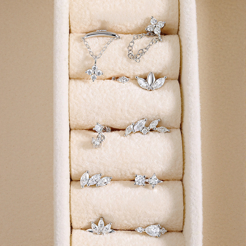 Smyoue Moissanite 100% S925 Pi - Body Jewelry Flat Back のレビューと価格