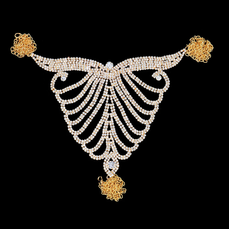 Stonefans Thong and Waist Chai - Body Jewelry Wholesale のレビューと価格