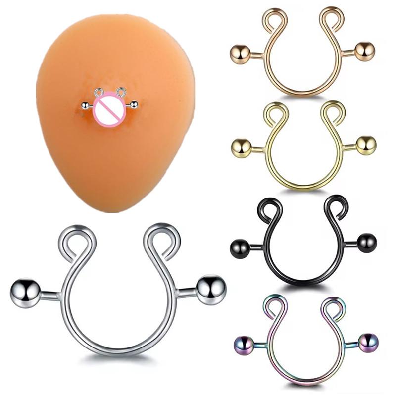【SA】2Pcs Stainless Steel Nippl - Body Jewelry Wholesale のレビューと価格