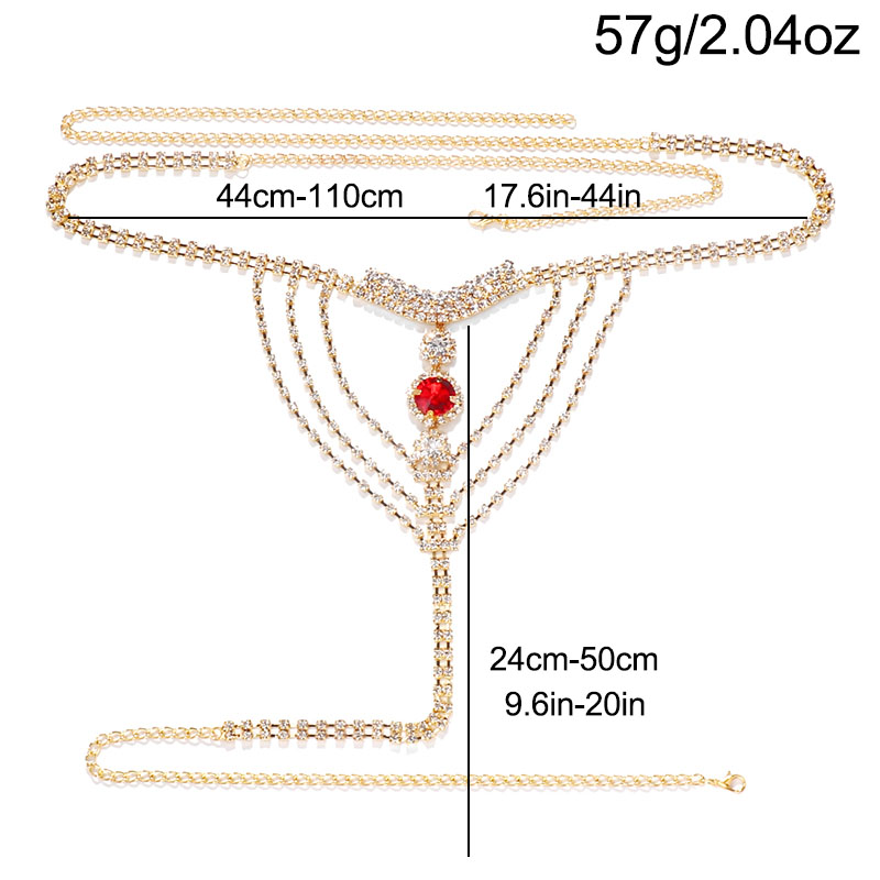 Crystal Rhinestone Body Chain  - Body Jewelry For Sale のレビューと価格