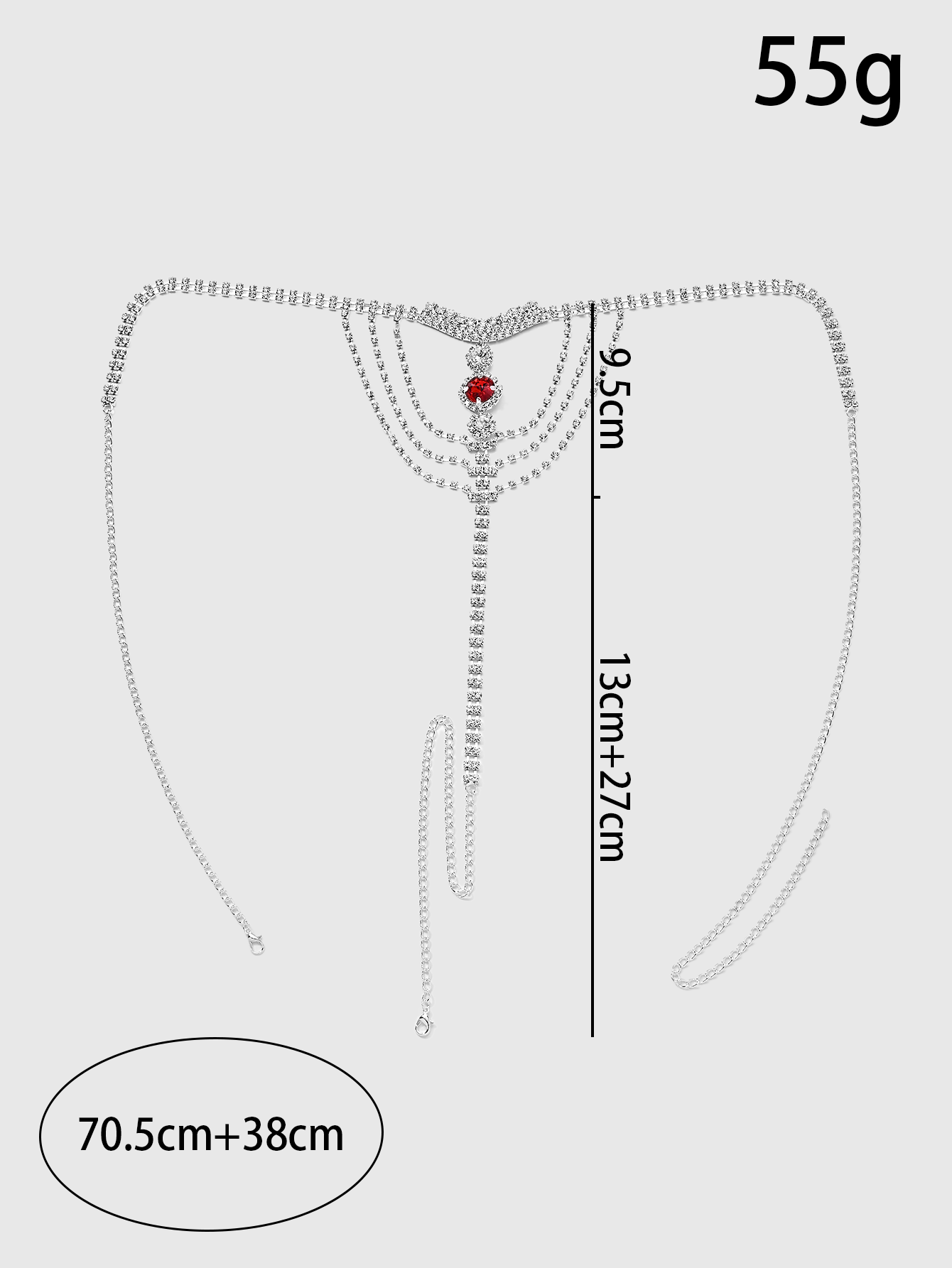 Crystal Rhinestone Body Chain  - Body Jewelry For Sale のレビューと価格
