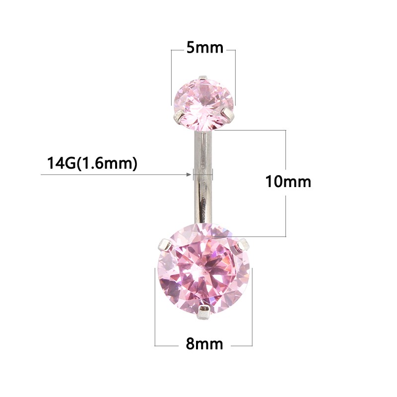 New Brand AAA Zircon Jeweled S - Body Jewelry Brands のレビューと価格
