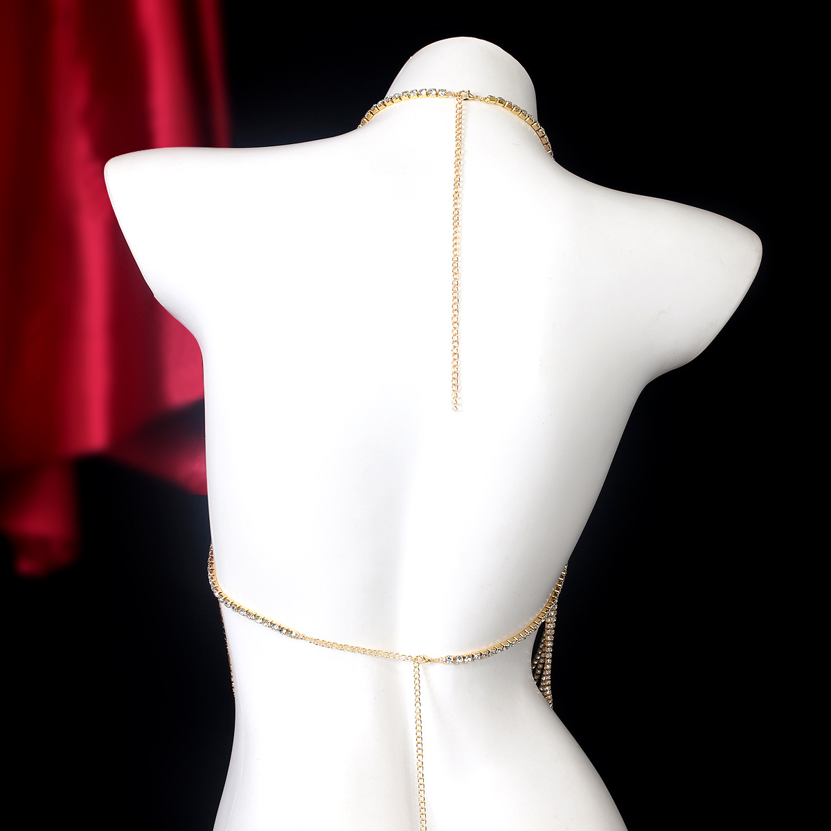 Luxurious Stripe Tassels Retro - Body Jewelry Chest のレビューと価格