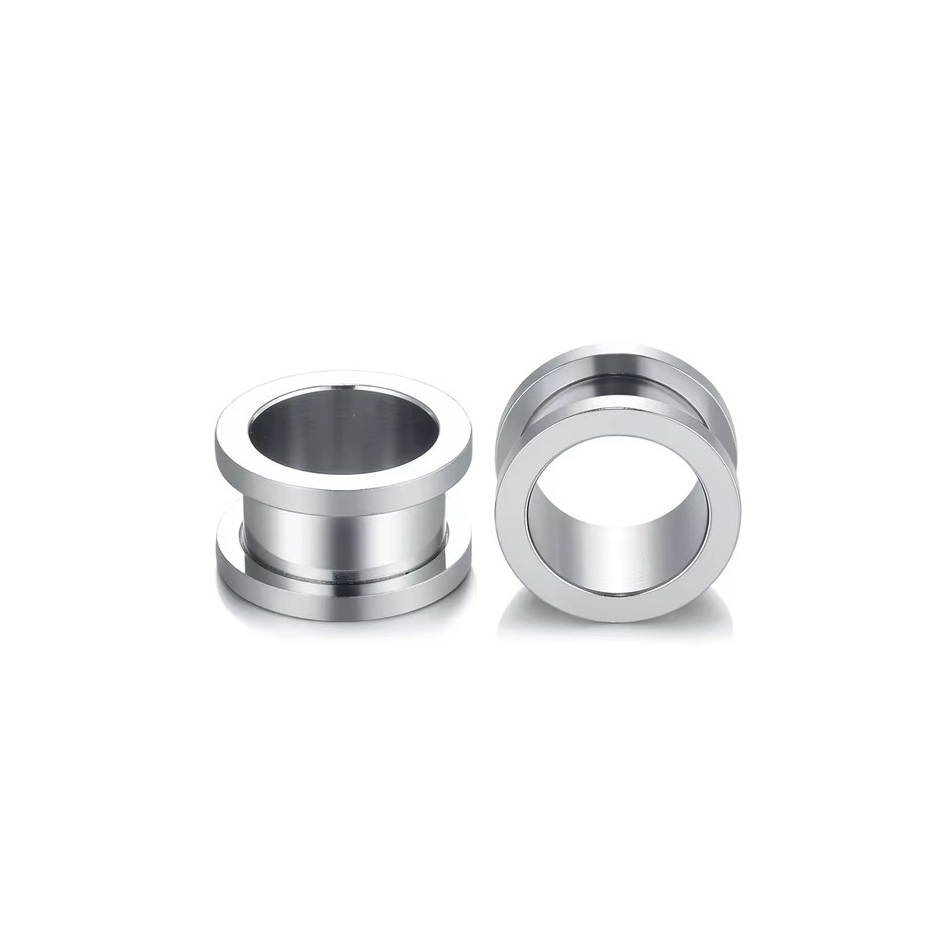 1Pair Stainless Steel Ear Plug - Body Jewelry Ear Plugs のレビューと価格