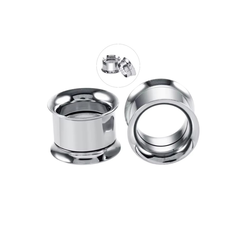 1Pair Stainless Steel Ear Plug - Body Jewelry Ear Plugs のレビューと価格