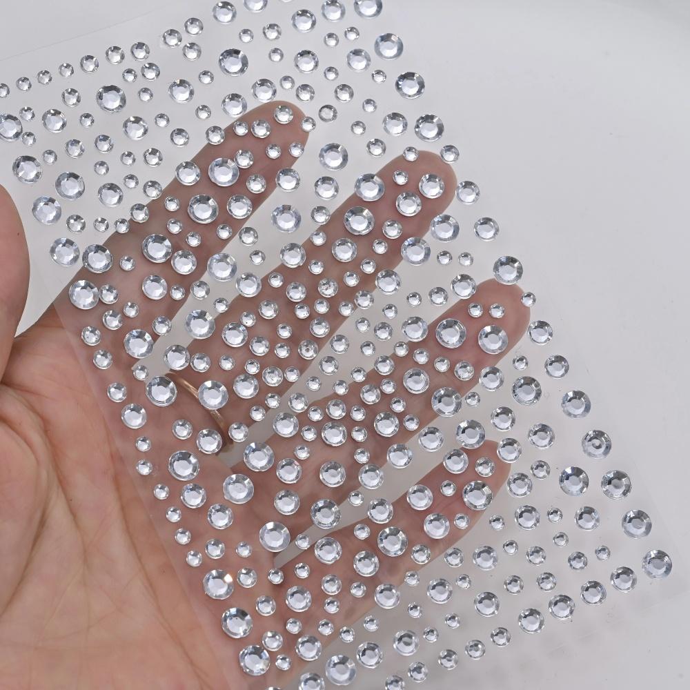 1 Sheet Silver-White Glitter 3 - Body Jewelry Diamond のレビューと価格
