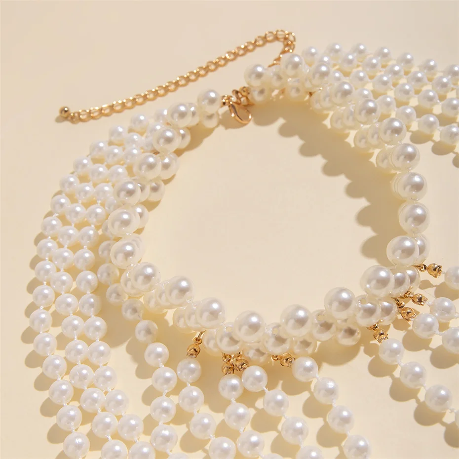 Bridal Tassel Imitation Pearl  - Body Jewelry For Sale のレビューと価格
