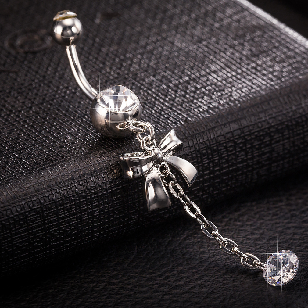 925 Silver Sterling Belly Butt - Body Jewelry Diamond のレビューと価格