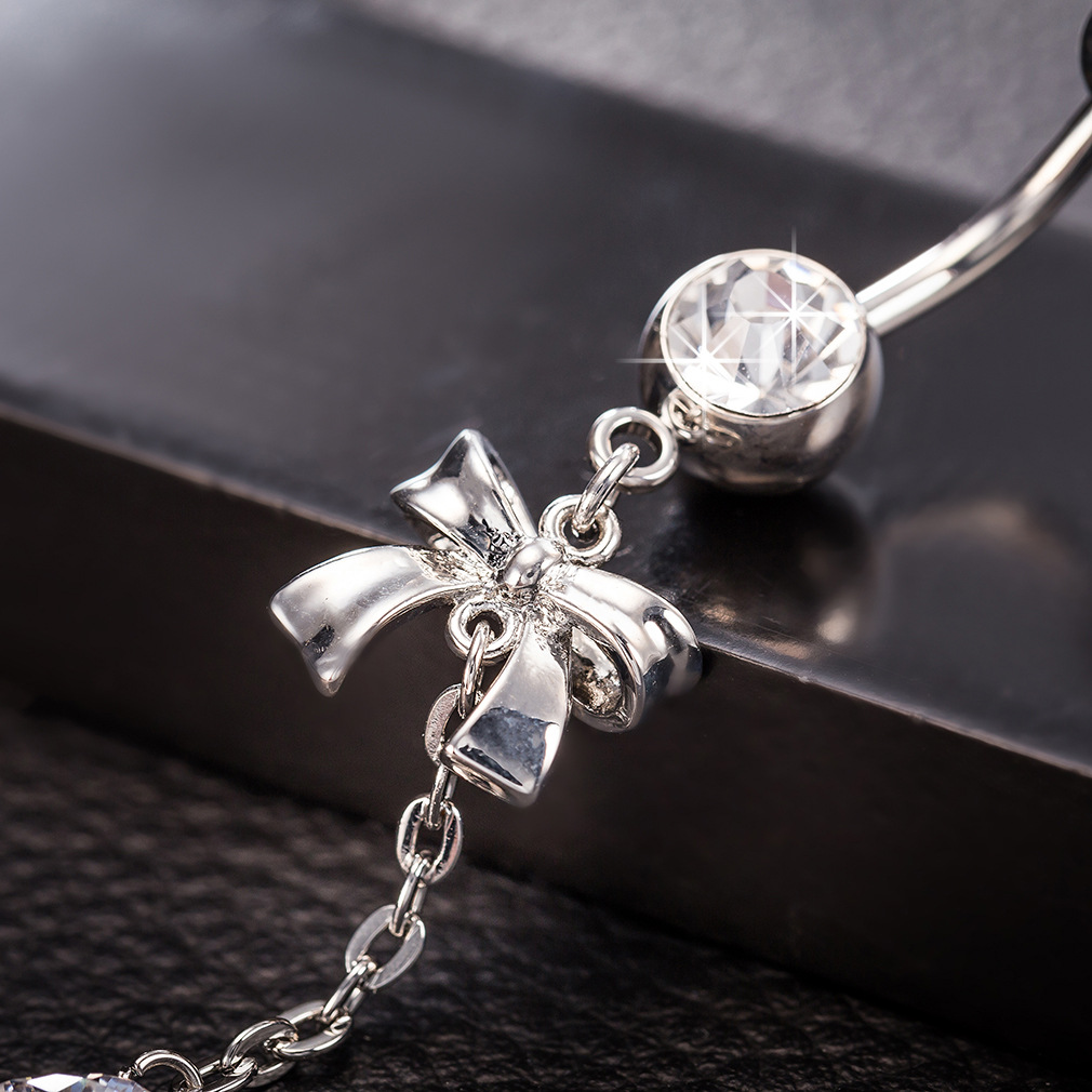 925 Silver Sterling Belly Butt - Body Jewelry Diamond のレビューと価格