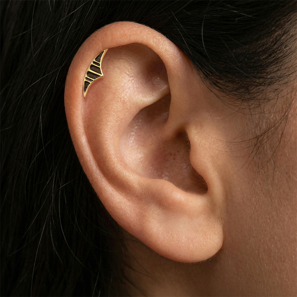 AIDE 925 Sterling Silver Smoot - Body Jewelry Flat Back のレビューと価格