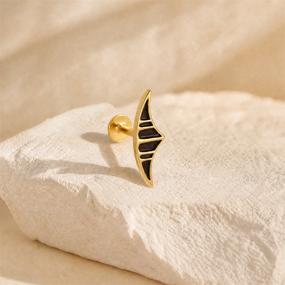 AIDE 925 Sterling Silver Smoot - Body Jewelry Flat Back のレビューと価格