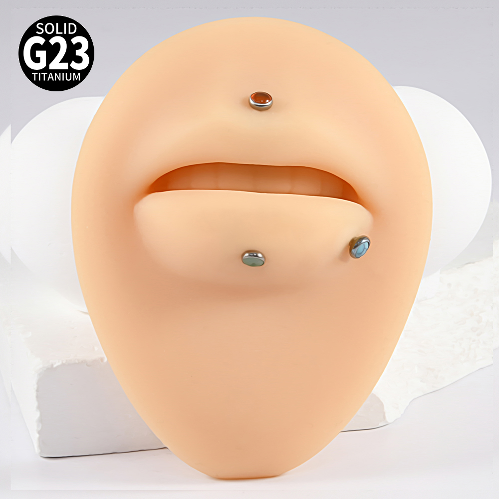 1PC 16g G23 Titanium Crystal&S - Body Jewelry Flat Back のレビューと価格