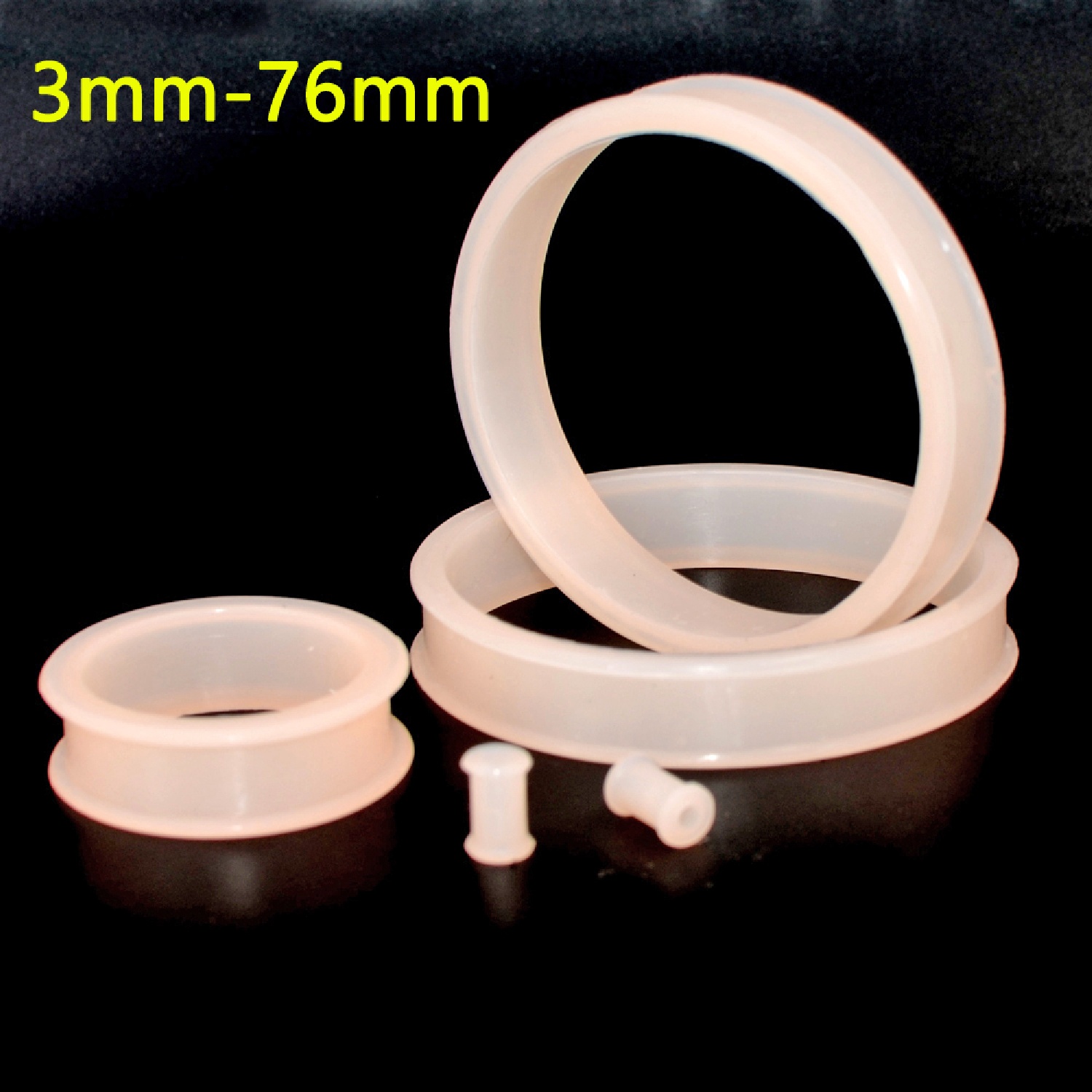 2pcs Supersize Flexible Silico - Body Jewelry Ear Plugs のレビューと価格