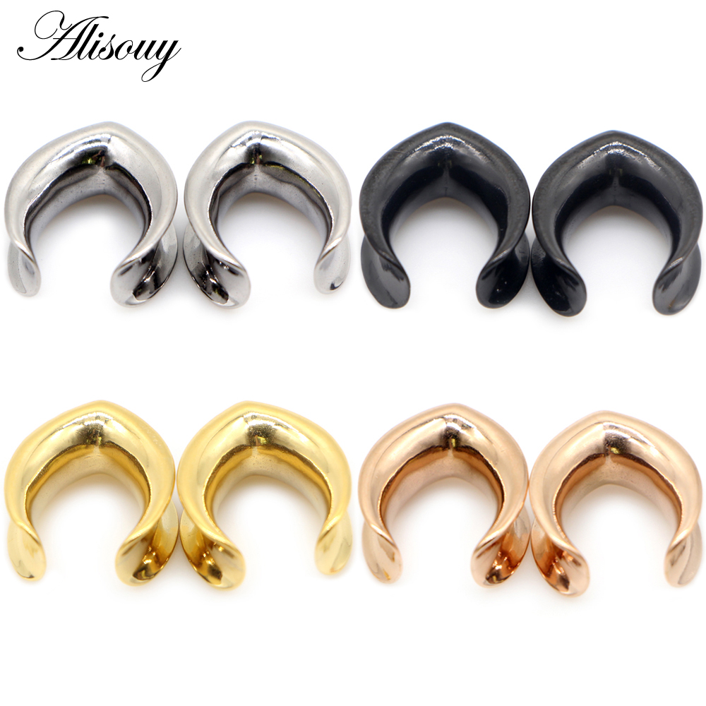 Alisouy 2pcs 6mm-30mm Water Dr - Body Jewelry Ear Plugs のレビューと価格
