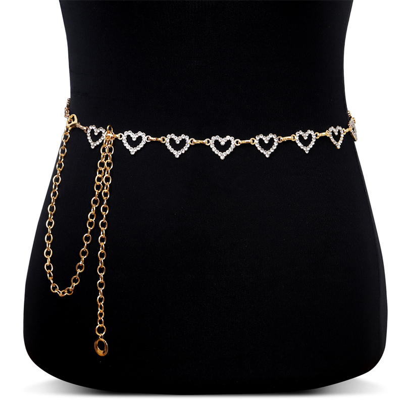 Fashion Rhinestone Heart Waist - Body Jewelry For Sale のレビューと価格