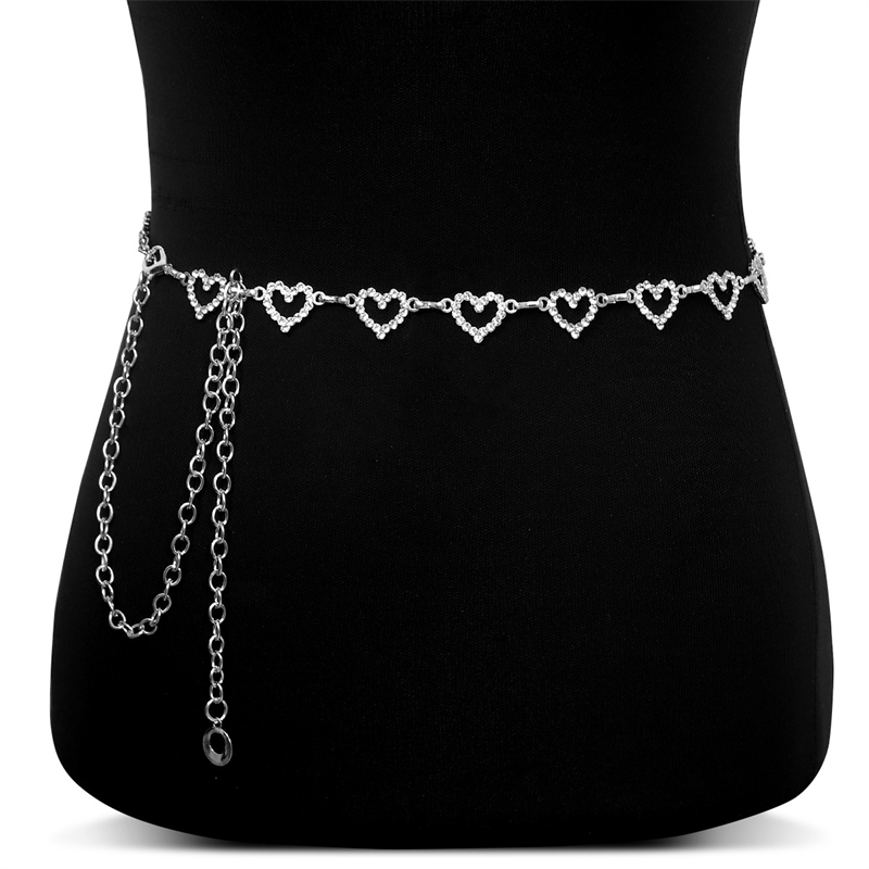 Fashion Rhinestone Heart Waist - Body Jewelry For Sale のレビューと価格