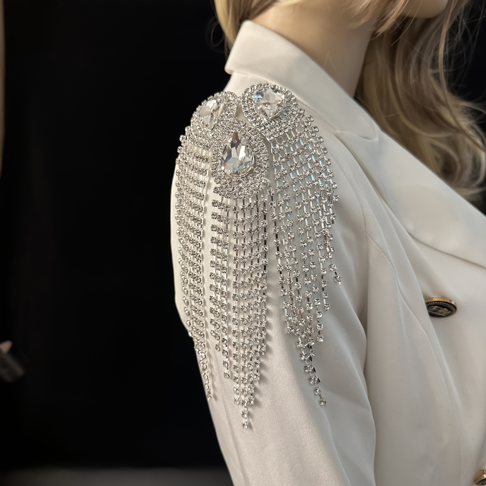 Large Size Waterdrop Tassel Di - Body Jewelry Diamond のレビューと価格