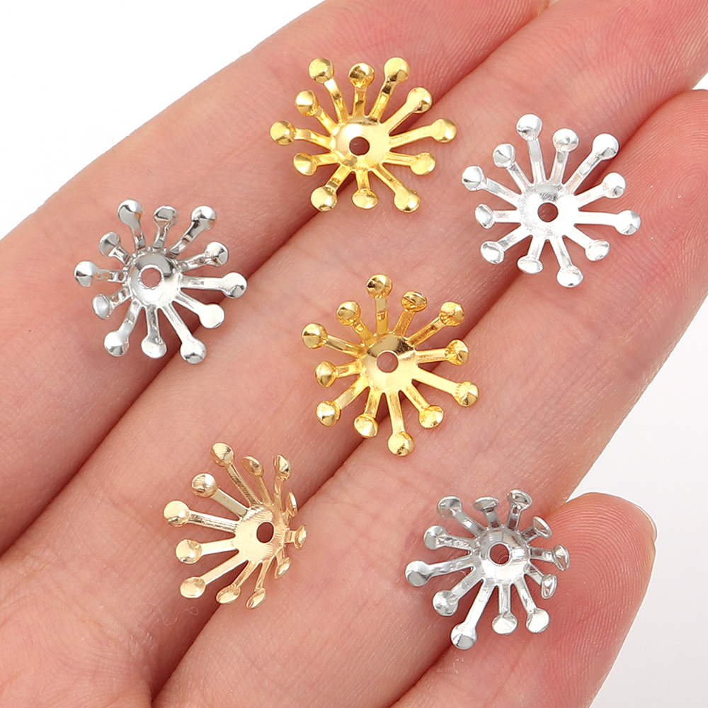 100Pcs Diameter 13MM Gold Colo - Body Jewelry Wholesale のレビューと価格