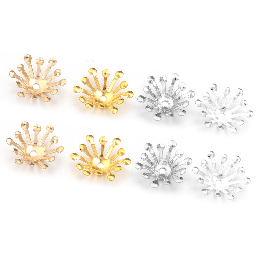 100Pcs Diameter 13MM Gold Colo - Body Jewelry Wholesale のレビューと価格