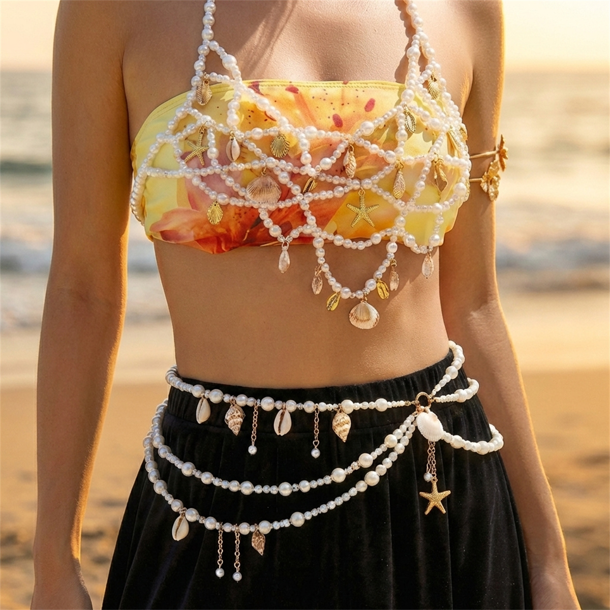 Design Sense Hollow Net-like I - Body Jewelry Chest のレビューと価格