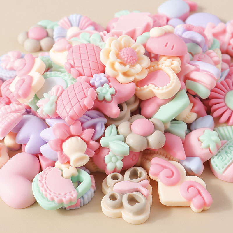 15pcs Mixed Resin Pink Color V - Body Jewelry Flat Back のレビューと価格