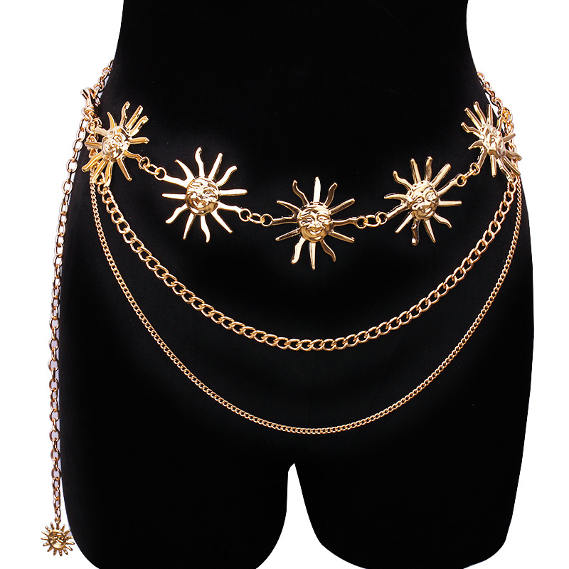 Chunky Multilayer Punk Gothic  - Body Jewelry Chest のレビューと価格