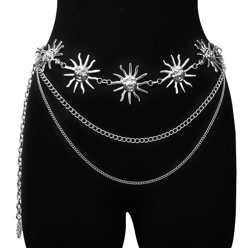 Chunky Multilayer Punk Gothic  - Body Jewelry Chest のレビューと価格