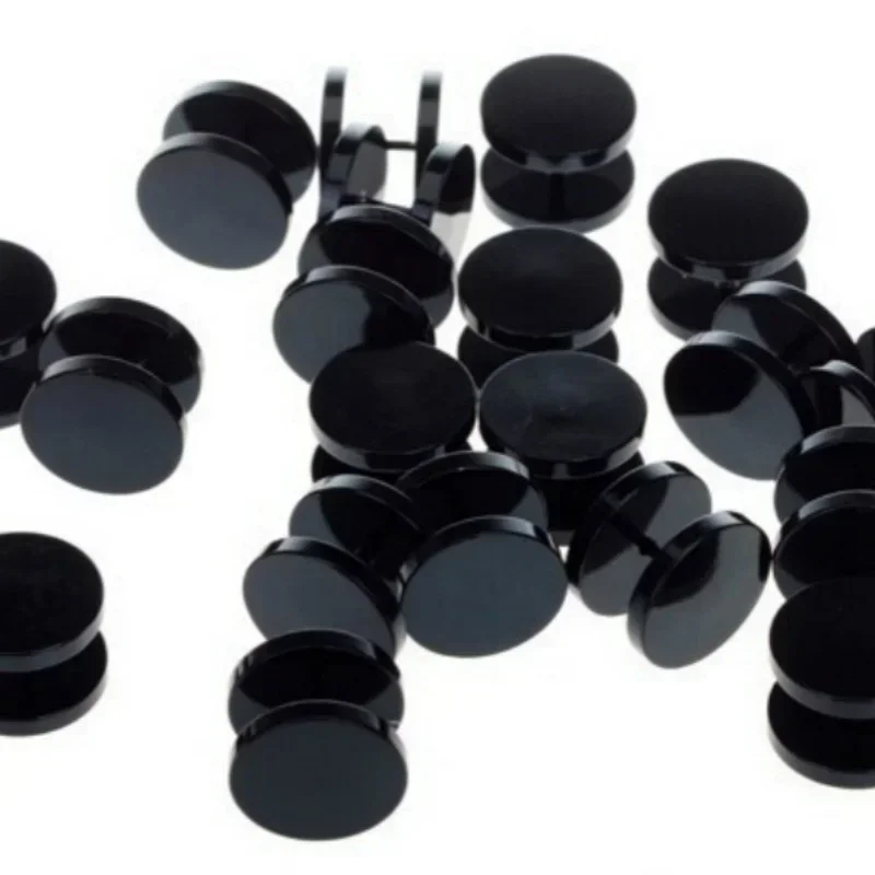 2 Pcs/1 SetBlack Stainless Ste - Body Jewelry Ear Plugs のレビューと価格