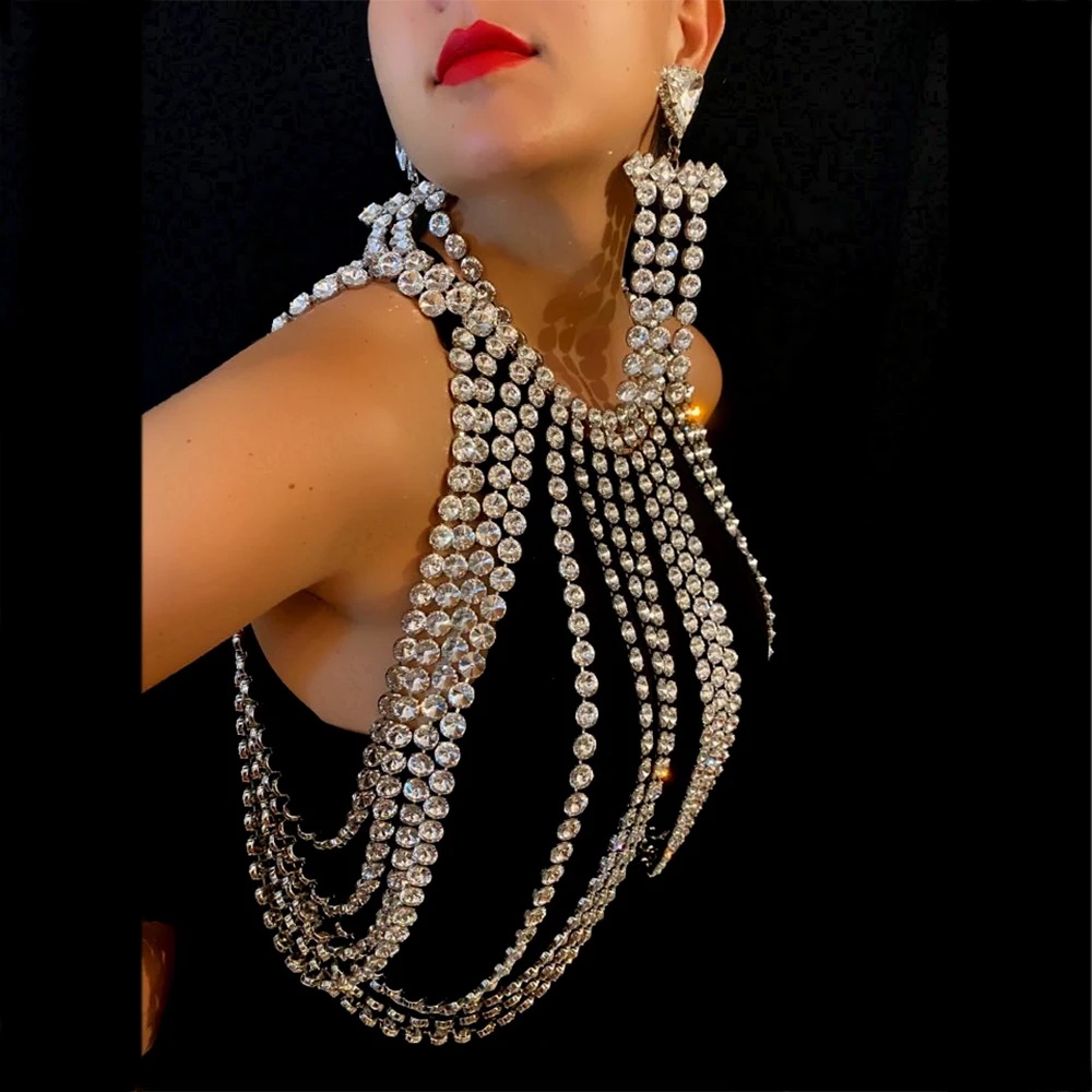 Fashion Sexy Women's Body Jewe - Body Jewelry Diamond のレビューと価格